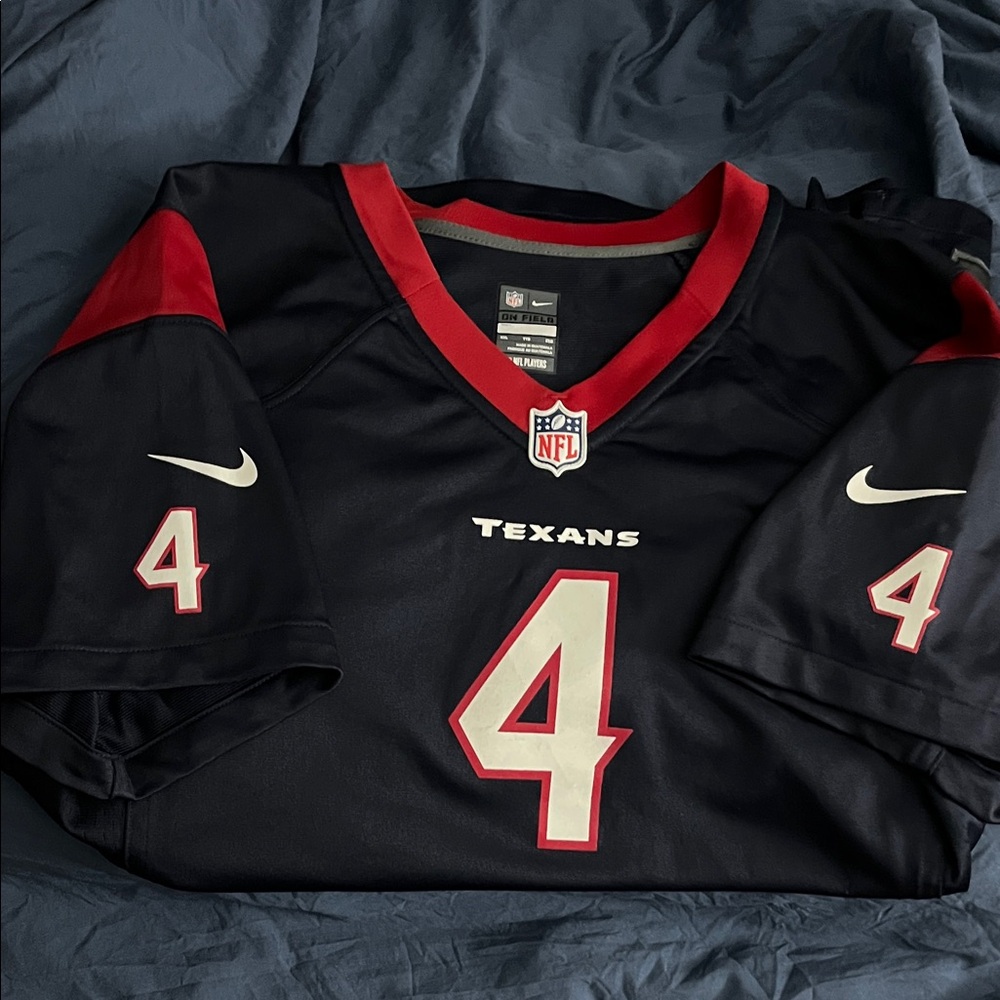 Houston Texans Jersey with Number 4